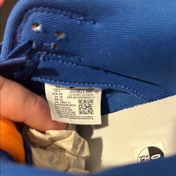 Nike Blue and Orange Sneakers